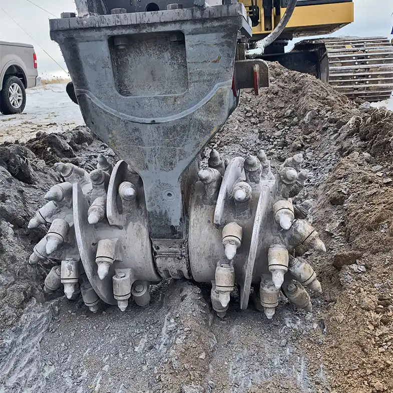 Broyeur 120hp - Pour pelles de 24 à 35t - Rockwheel D30 RZ-B30_0