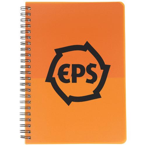 Carnet de notes A5 Colour-block - 70 feuilles lignées en papier blanc 70g/m² - Plastique PP_0
