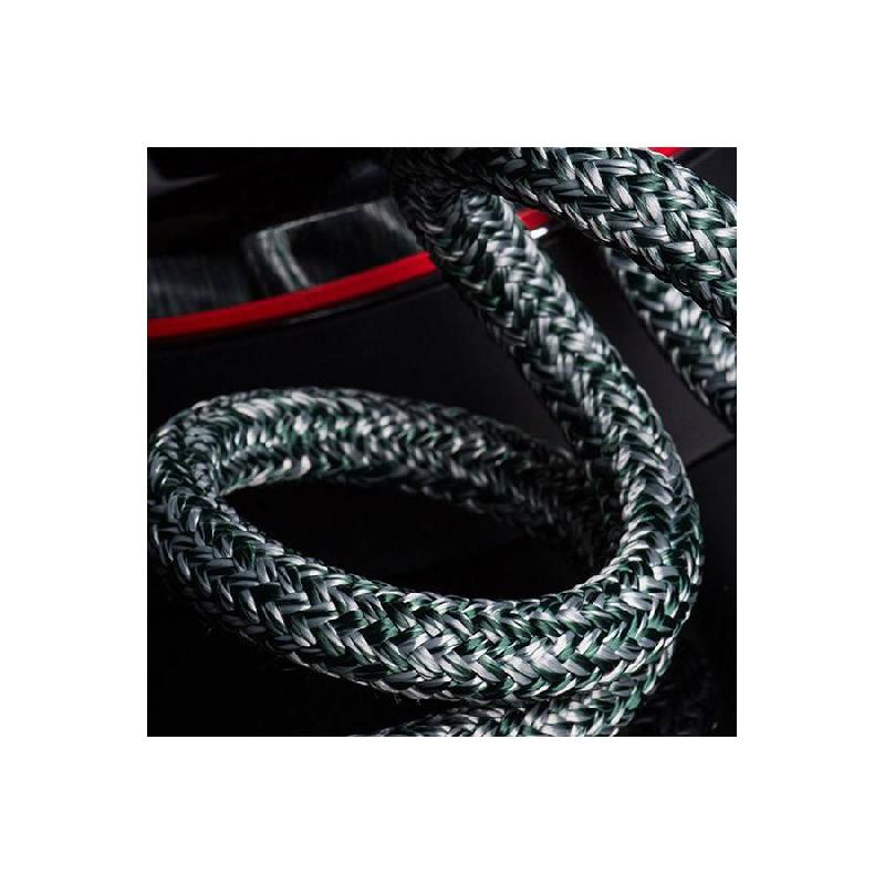 Cordage drisse grande croisière & compétition Dynasty Pro - gaine polyester Cousin Trestec - vert - diamètre 14 mm_0