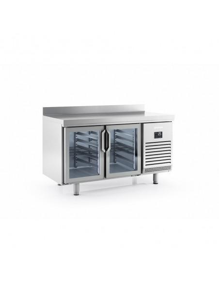 Desserte positive 2 portes vitrées adossée INFRICO - Référence : BMPP1500CR_0