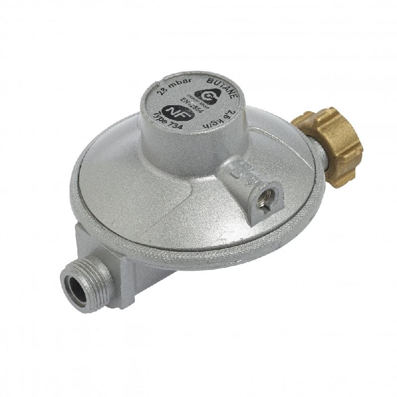 Détendeur pour gaz butane - grand débit 28 mbar - débit 2,6 kg/h - GAZINOX_0