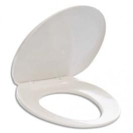 DURABLE ABATTANT WC UNIVERSEL EN POLYPROPYLÈNE BLANC 43,5 X 40 X 39 CM