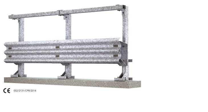 Glissière de sécurité H4-W5 3 ondes - Marcegaglia Buildtech - Barrières pour terre-plein central et bordure pont_0