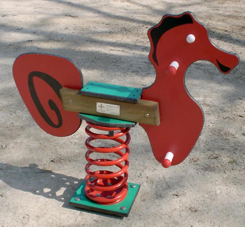Jeu sur ressort 1 place - Figurine Hippocampe_0