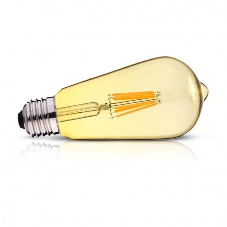 Ampoule LED filament COB Globe ST64 - E27 5W 3000°K - Golden - Boîte_0