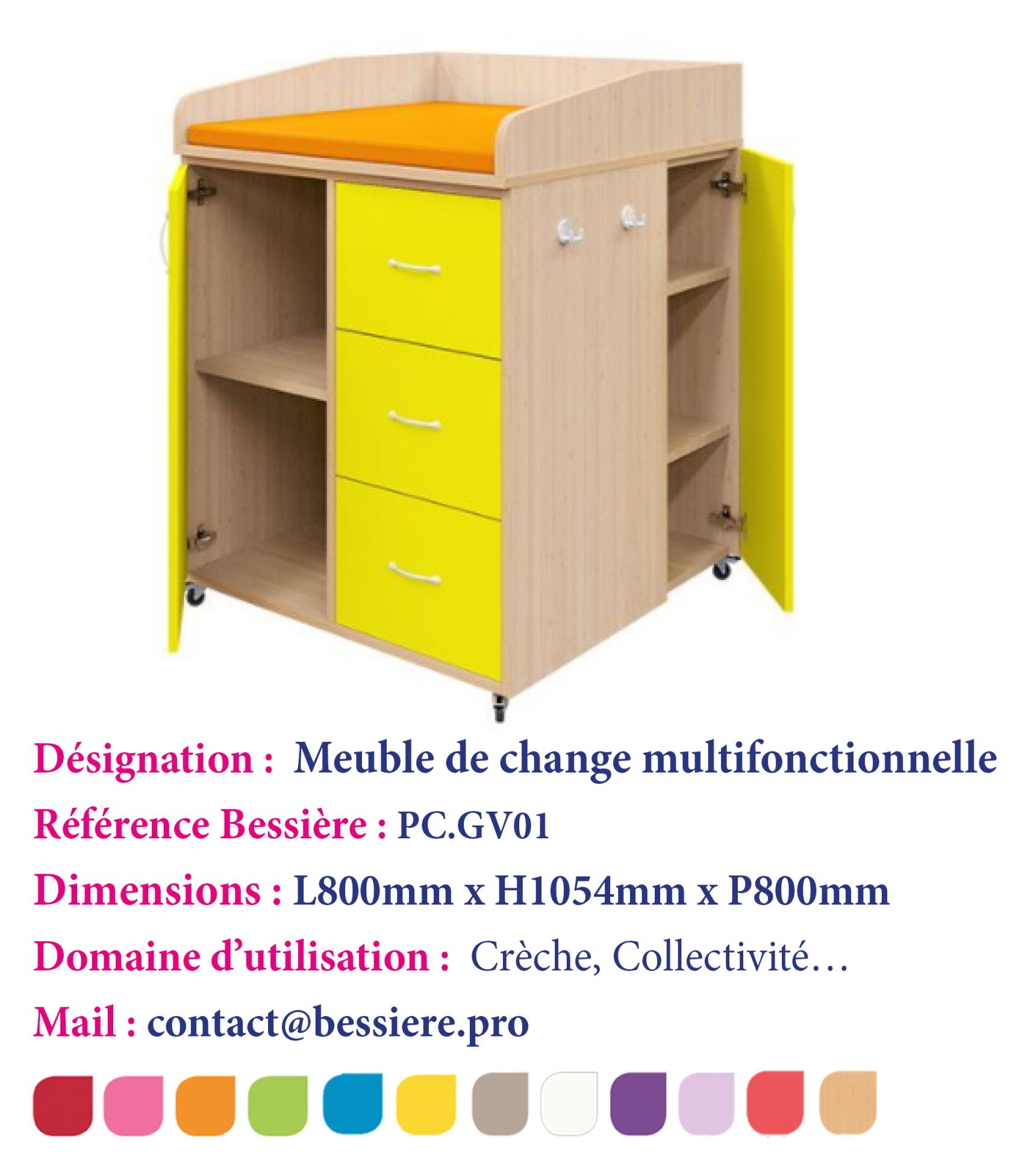 Change multifonction sur roulettes_0