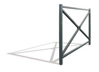 Barrière urbaine Mp068 - modèle Blois - SATD - acier peint sur zinc - 1470mm x 1206mm_0