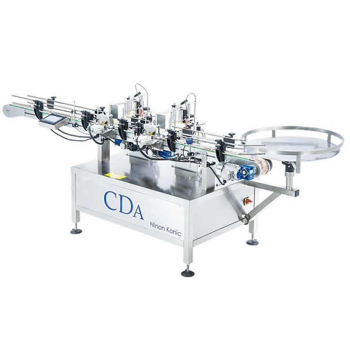 Ninon Konic - Machine d'étiquetage automatique - CDA France - Structure inox et aluminium pour produits coniques_0