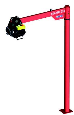 Potence de levage électrique pour véhicule utilitaire léger - capacité 250 kg - treuil Warn 12V - Arkane_0