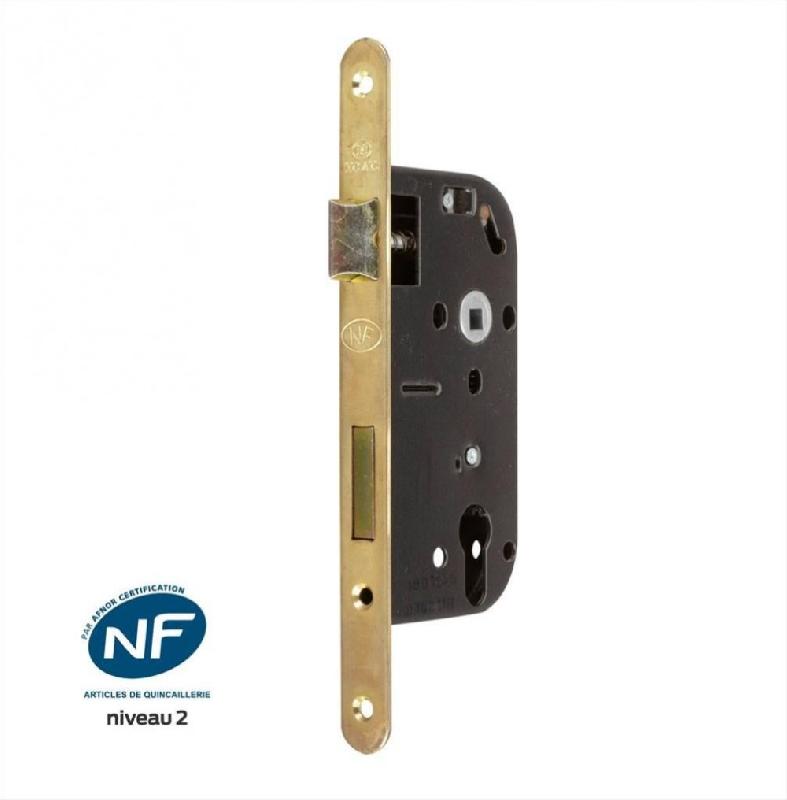 Serrure encastrée BRICARD certifiée nf, pour cylindre, axe 50 mm_0