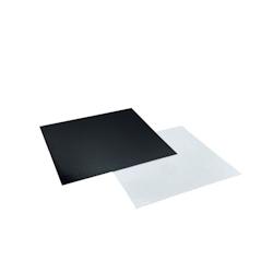 Support Carré Blanc/Noir 100x100mm x 200 JORIDEAL - blanc en carton 3519400402989_0