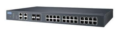 Switch Rack industriel Advantech - 24 ports Gb + 4 Combo Gb Managé - Température extrême - Référence: EKI-7428G-4CI-AE_0