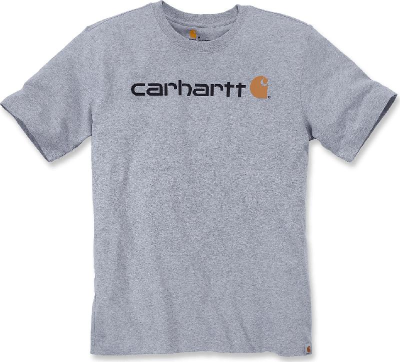 T-shirt manches courtes core logo t2xl gris - CARHARTT - s1103361034xxl - 780742_0