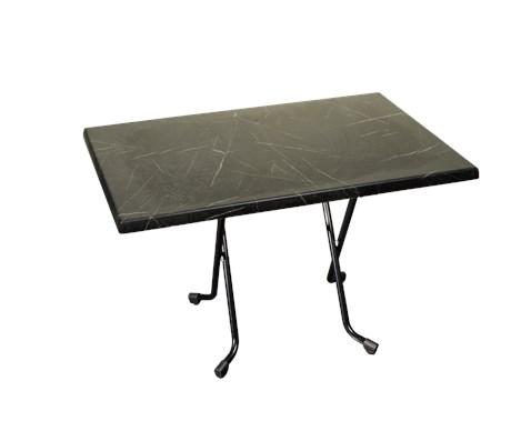 TABLE DE TERRASSE ALSACE ARDOISE 110 X 70 CM