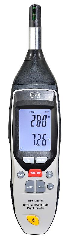 Thermomètre / hygromètre #3210/2si - Température ambiante de -20°C à +60°C - Point de rosée jusqu'à 100°C_0