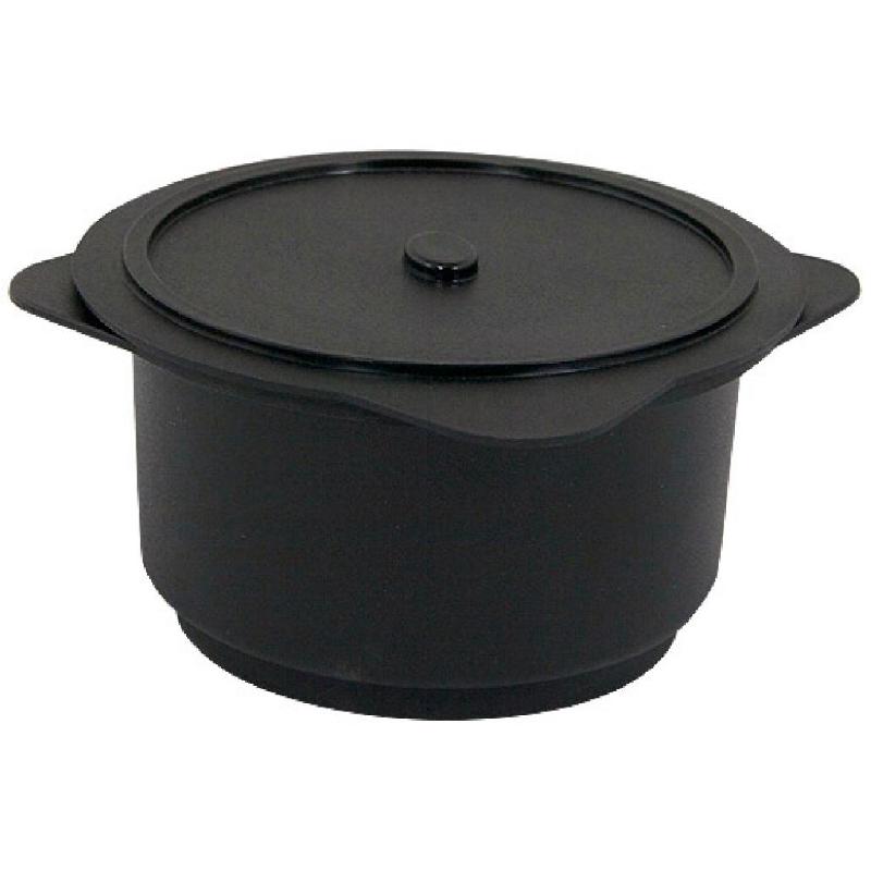 VERRINE COCOTTE RONDE EN PP NOIRE 30 CL X 100 FIRPLAST