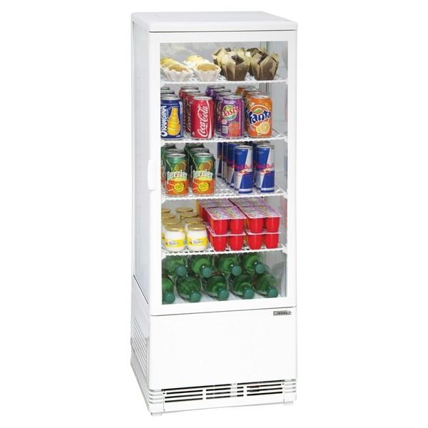 Vitrine réfrigérée positive CASSELIN - 98L - Froid ventilé, dégivrage automatique et éclairage intérieur_0