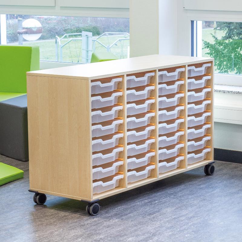 Armoire Mobile à Tiroirs ,  solide avec roulettes pivotantes et protections d'angle - EWH.32_0