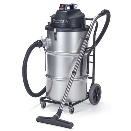 Aspirateur industriel NTD2003 - 80L - 2 moteurs 1060W chacun - Cuve inox et système cyclonique_0