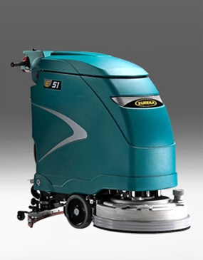 Autolaveuse EUREKA E 51 - professionnelle à conducteur accompagnant - versions Base/Trac/Eco - largeur de nettoyage 510 mm_0