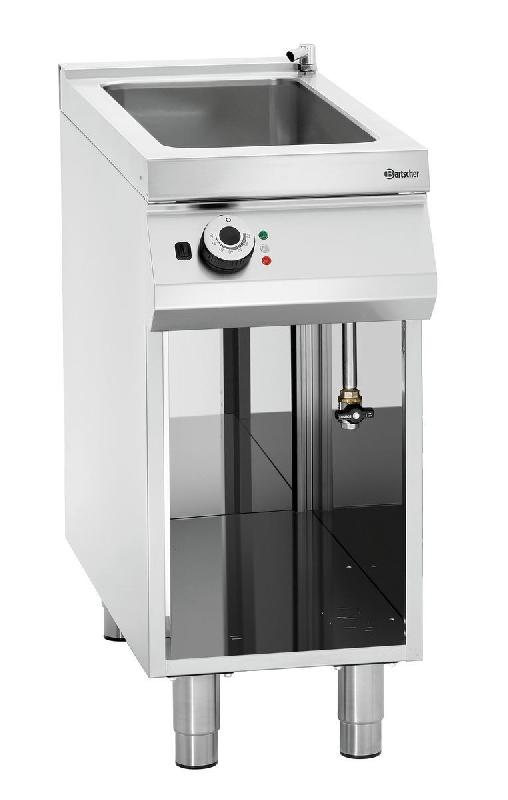 Bain-marie électrique Série 900 Master - acier inoxydable 18/10 - Bartscher - 3,5 kW / 230 V - dimensions L 400 x P 900 x H 900-950 mm_0