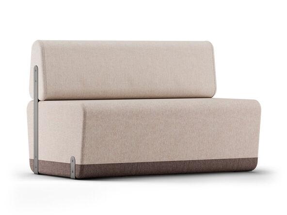 Banquette Kalin avec structure bois et revêtement tissu_0