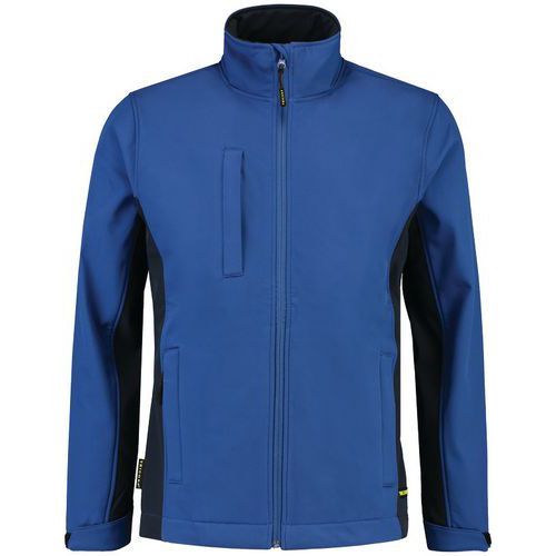 BLOUSON SOFTSHELL BICOLOR 402002 ROYALBLUE-NAVY 8XL - TRICORP WORKWEAR
