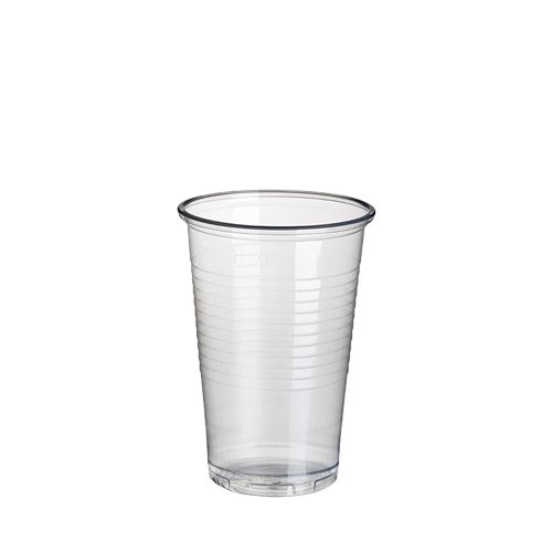 100 GOBELETS PAPSTAR, PP, 0,2 L, Ø 7,03 CM X HAUTEUR : 9,9 CM TRANSPARENTS