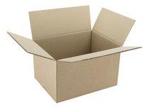 CAISSE AMÉRICAINE KRAFT BRUN DOUBLE CANNELURE H 33 X L 28 X P 48 CM - LOT DE 20