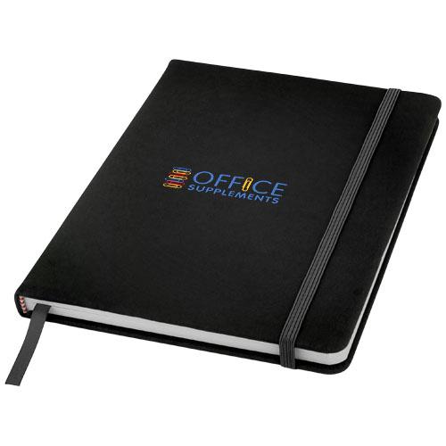 Carnet de notes A5 Spectrum - pages pointillées - fermeture élastique et signet assortis - 96 feuilles (60g/m²)_0