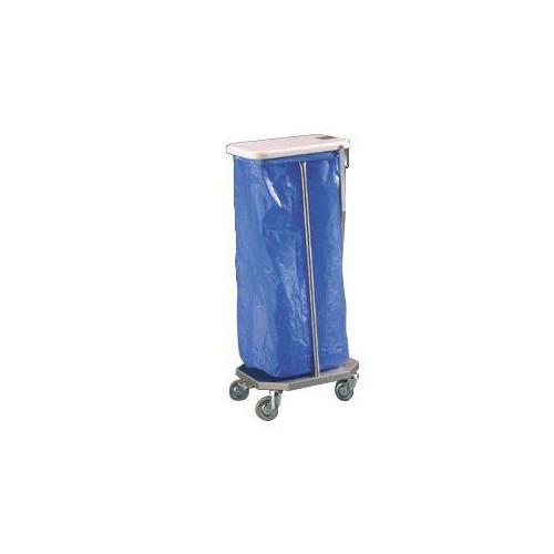 Stefanplast Bidon Chariot Pour Poubelle 80 L Urban Eco System Bleu - 51 X 40 X 80 Cm