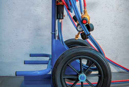 Chariot pour postes de métallisation, idéal pour faciliter vos interventions sur chantier_0