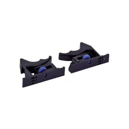 CLIPS COULISSES QUADRO V6 ET 25 POUR TIROIR À RAINURES-DROITE-100 PIÈCES HETTICH