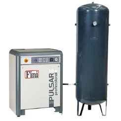 Compresseur insonorisé marche lente sur châssis avec cuve verticale - puissance 5,5/4 à 10/7,5 HP/KW - pression 10 à 13 bar_0