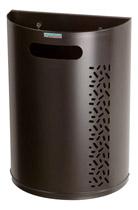 CORBEILLE MURALE 20 LITRES ROSSIGNOL ONDÉO EXTÉRIEUR GRISE ANTHRACITE