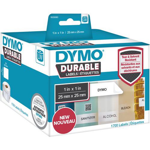 DYMO 2 ÉTIQUETTE ADHÉSIVE LABELWRITER PLASTIQUE BLANC - DYMO