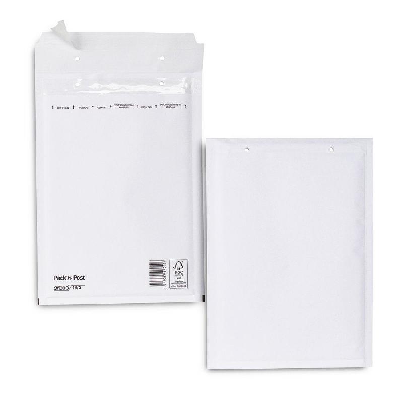 Enveloppe bulle kraft blanche 20x27,5cm - par 100 - protection d'objets fragiles_0