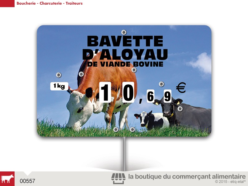 ETIQUETTE À  TEXTE TRAD'ETIQ N°3 LES BOVINS À  ROUES À  PIQUE