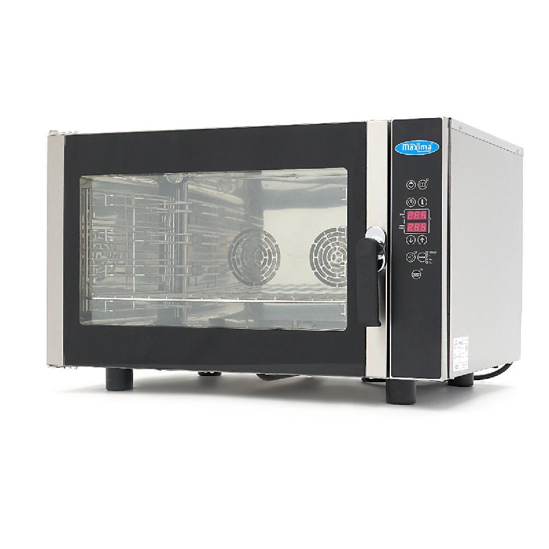 Four combiné digital - 4 plateaux (GN 1/1 ou 60x40 cm) - 400V - cuisson vapeur et air chaud_0