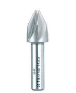 FRAISE HSS 120° A CHANFREINER 5 DENTS - DIAMÈTRE 16 MM