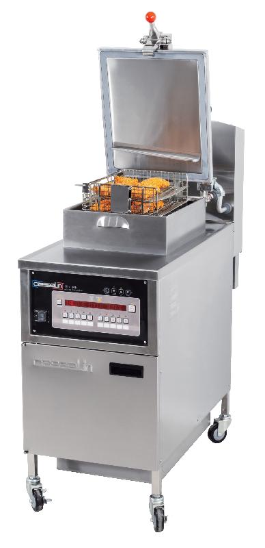 Friteuse électrique à pression - 25 litres - Filtration intégrée - Acier inoxydable - CASSELIN CFEPF25_0