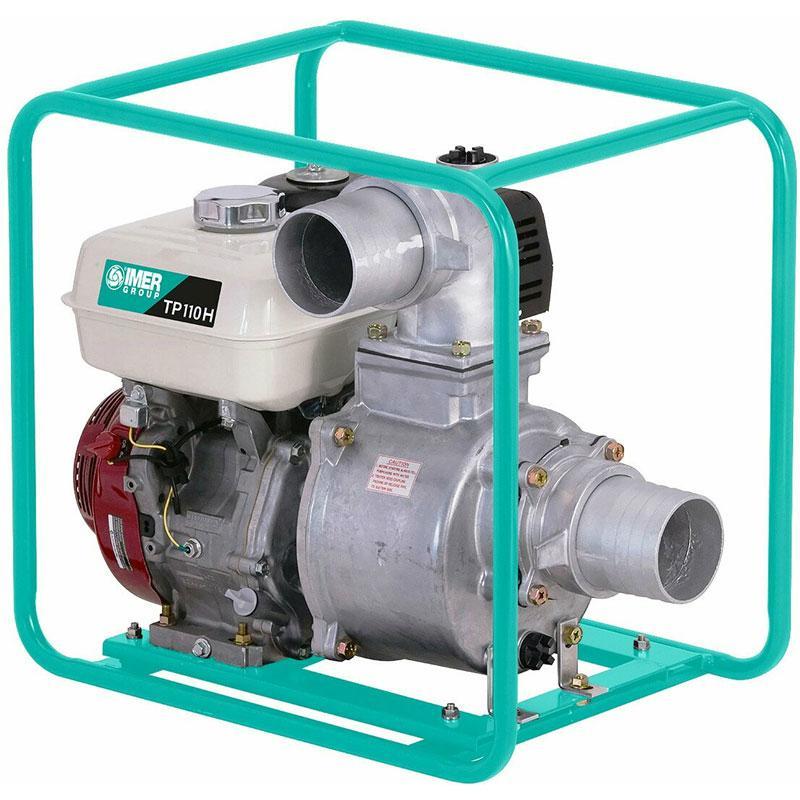 Groupe motopompe TP 110H à essence 1500 l/min pour eaux claires et moyennement chargées - IMER - 2V0004025_0