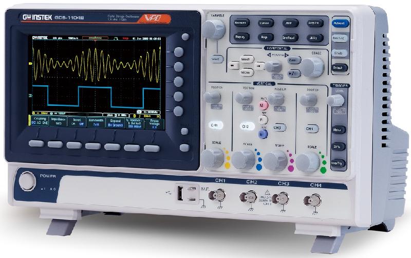 OSCILLOSCOPE 70MHZ, 4 VOIES, 1GECH/S, 10MPTS, ÉCRAN COULEUR 7