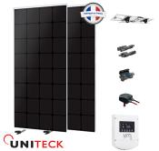 Kit solaire bateau inclinable Uniteck 240W 12V MPPT - Verre trempé, monocristallin, back-contact_0