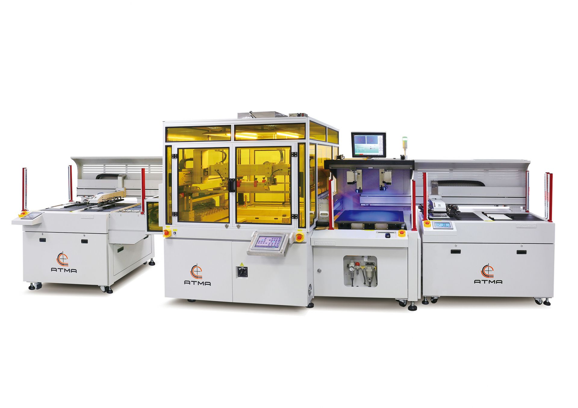 Machine de sérigraphie ATMA - semi, trois quarts et 100 % automatique pour l'électronique imprimée - Précision jusqu'à +/- 15 µm_0