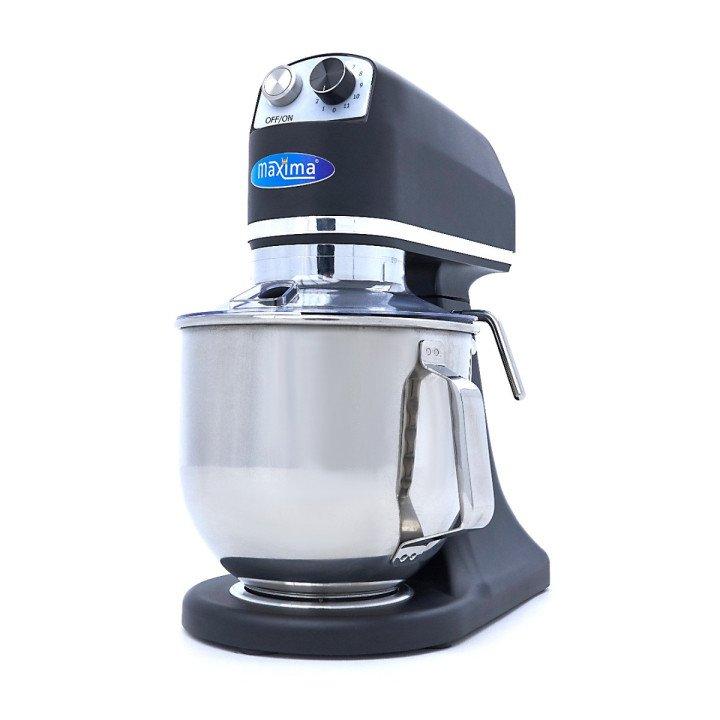 Mixer planétaire professionnel 7 L - 11 vitesses, 2 kg de pâte - noir mat_0