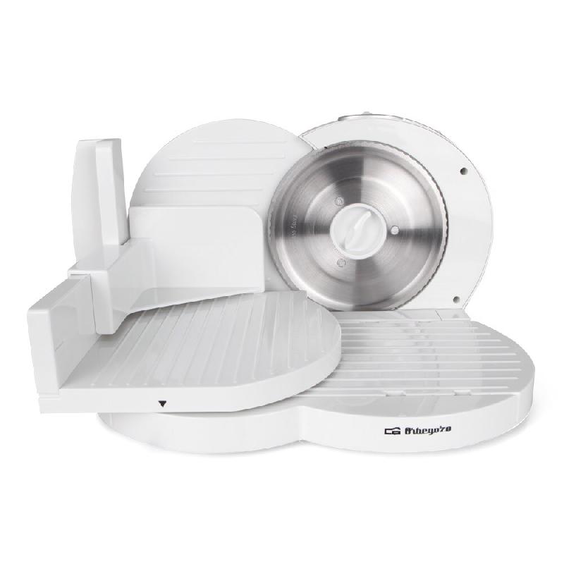 Orbegozo Trancheur pliant MS 4200, 3 vitesses, lame en acier inoxydable, glissière sûre et amovible, 150 Watt - 0004835_0