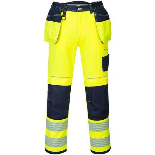 PANTALON HAUTE-VISIBILITÉ PW3 T501 BLEU/JAUNE 42 - PORTWEST