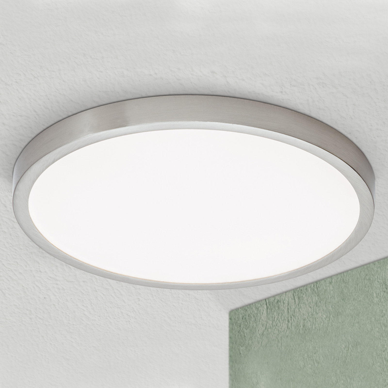 ORION PLAFONNIER LED VIKA, ROND, TITANE MAT, Ø 30 CM