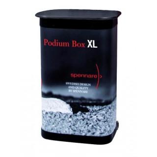Podium Box XL - Comptoir de stand avec tablette personnalisable et compartiment interne_0